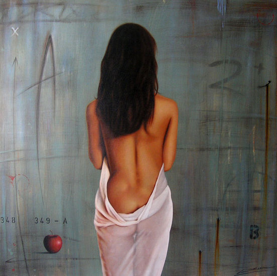 Olvido Acrylic Canvas Nude Paintings