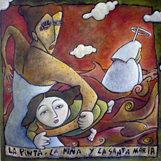 Las 3 chicas del paseo Oil Canvas Others