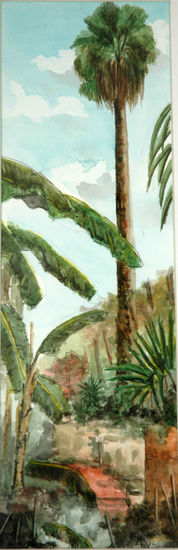 Benalmadena Watercolour Paper Landscaping