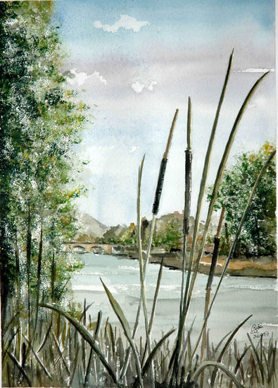 Rio Duero Watercolour Paper Landscaping