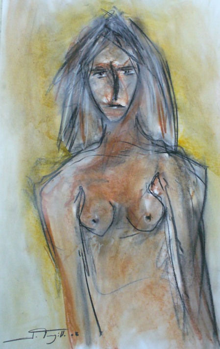 desnudo expresionista