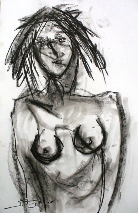 desnudo expresionista
