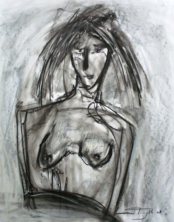 desnudo expresionista