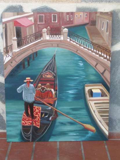 Venecia y su encanto Oil Canvas Landscaping