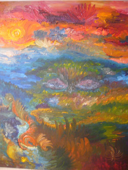 la máscara Oil Canvas Landscaping