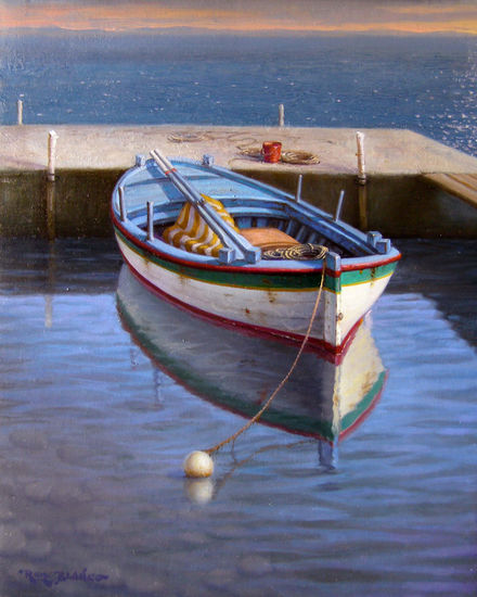 BARCA VIII Oil Canvas Marine Painting