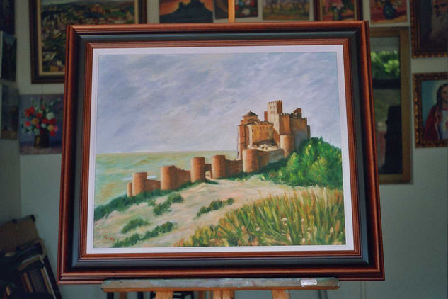 Castillo de Loarre (Huesca) Óleo Lienzo Paisaje