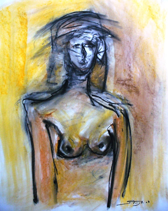 desnudo expresionista