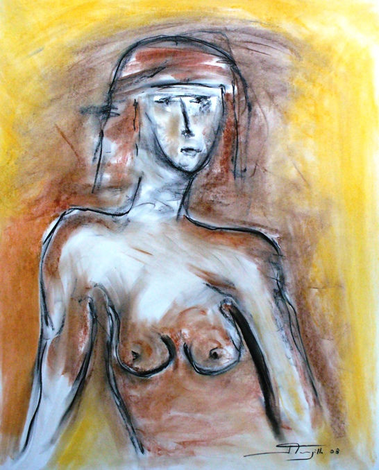 desnudo expresionista