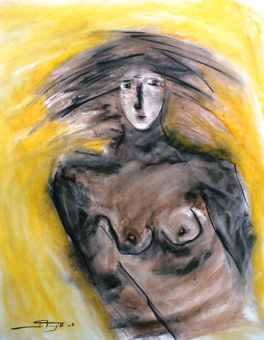 desnudo expresionista