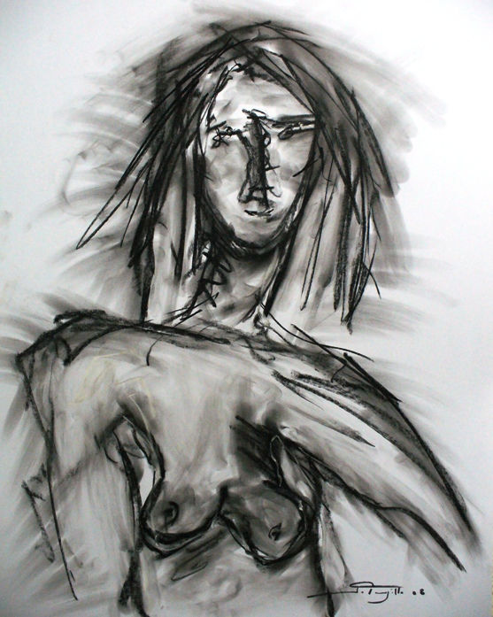 desnudo expresionista
