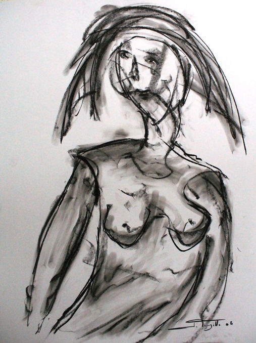 desnudo expresionista