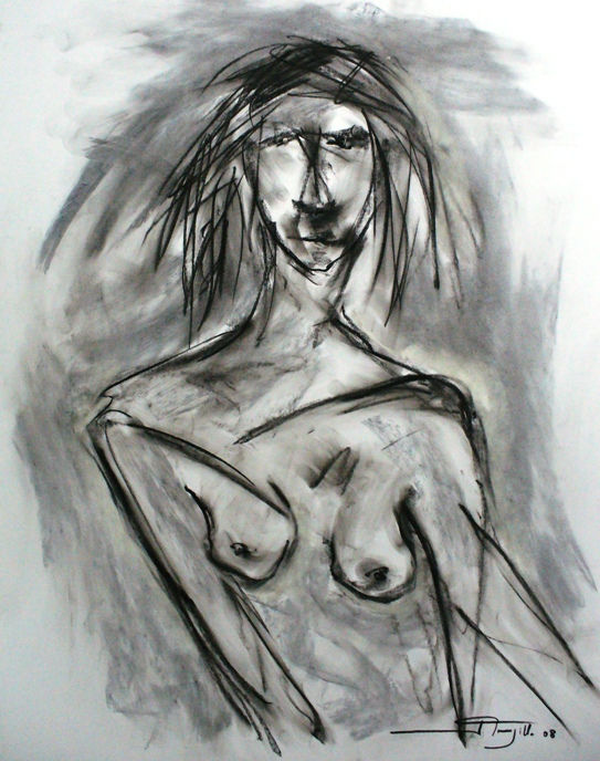 desnudo expresionista
