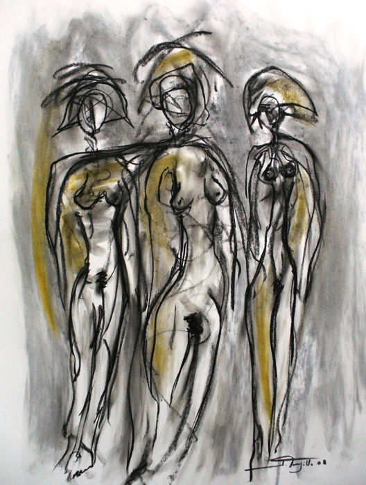 desnudo expresionista