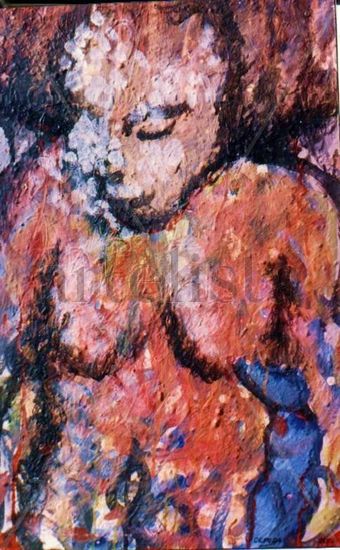 R081.MUTACIÓN XXVII,1984 Acrylic Panel Figure Painting