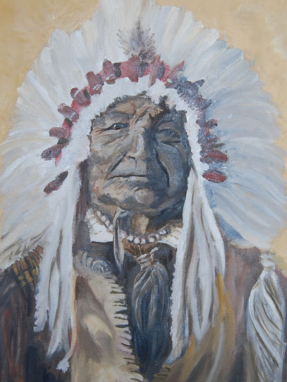 indio Oil Canvas Portrait