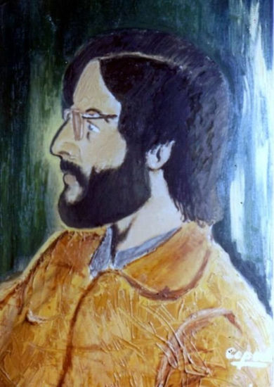 R003.AUTORRETRATO III,1975 Oil Canvas Portrait