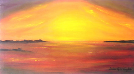 Atardecer marino