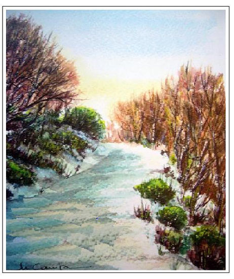 Sendero nevado/Pajares Watercolour Paper Landscaping