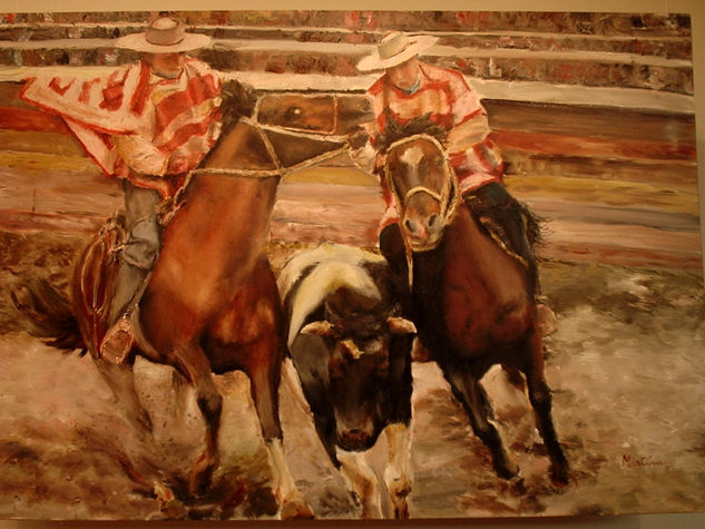 Rodeo Oil Canvas