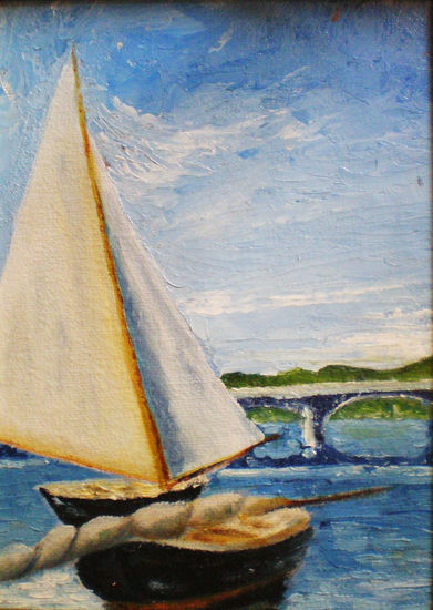 Velero l Oil Canvas Landscaping