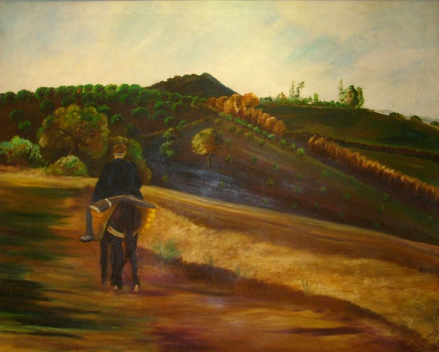 Hacia el rancho Oil Canvas Landscaping