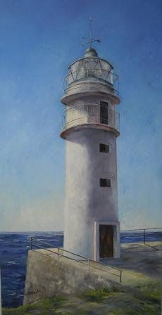 Faro de Toriñan Oil Canvas Landscaping