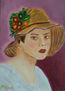 chica con sombrero
