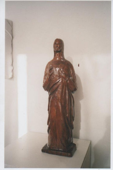 SAGRADO CORAZON DE JESUS Madera Figurativa