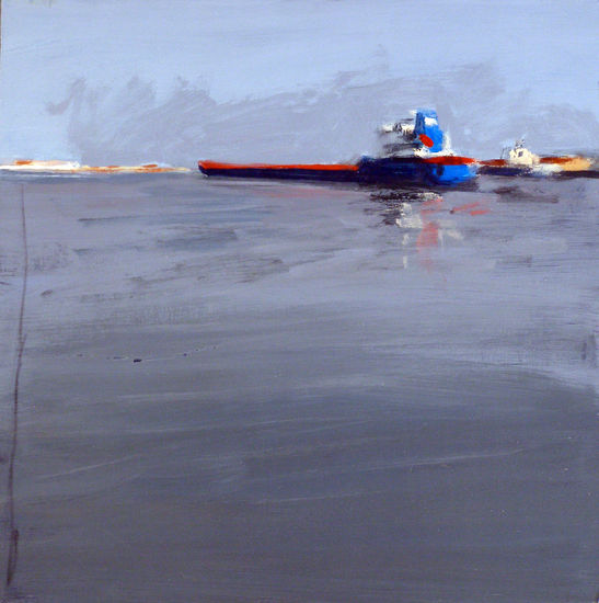 Maniobra de atraque II Acrylic Panel Marine Painting