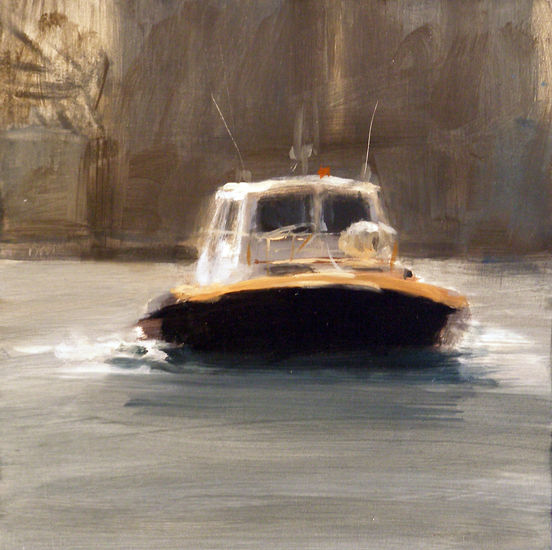 Prácticos Oil Panel Marine Painting