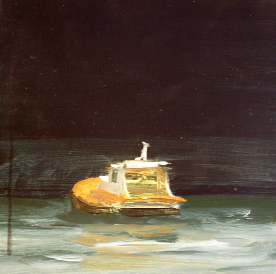 Prácticos Oil Panel Marine Painting