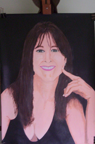 Michelle Acrylic Card Portrait