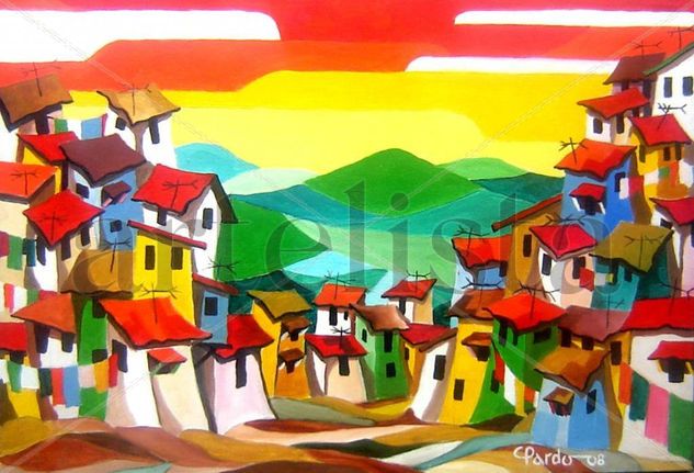 EL ATAJO Oil Canvas Landscaping