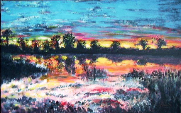 Atardecer en colores