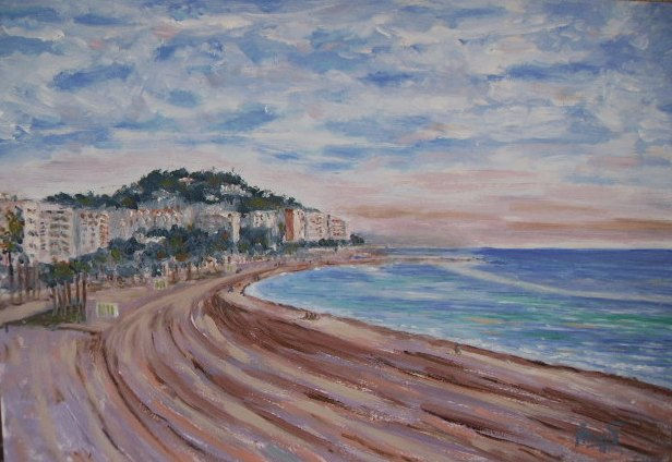 Playa de Fuente de Piedra Oil Panel Landscaping