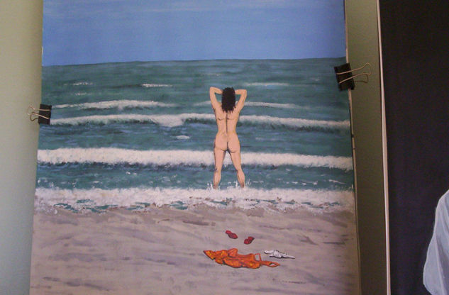 Libre Acrylic Card Nude Paintings