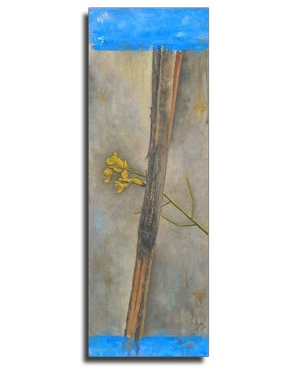 Caña y flor