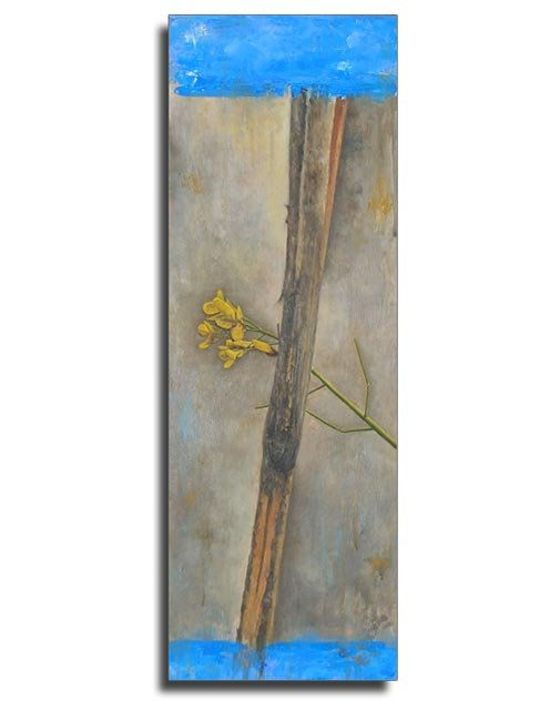 Caña y flor