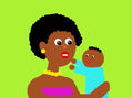 Mamá con niño