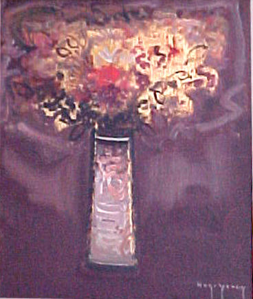 Flores en oro 