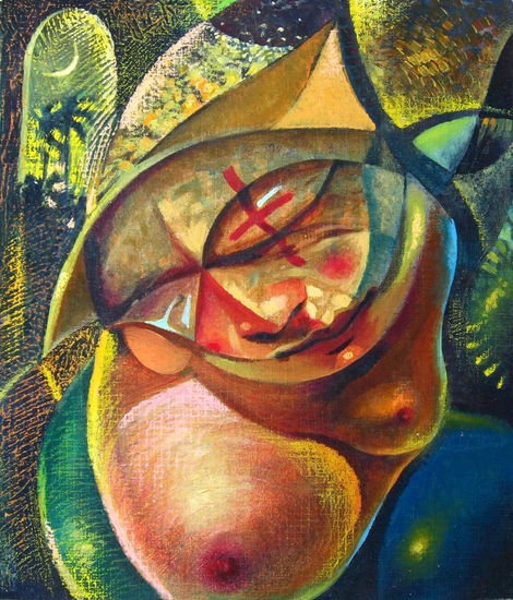 “La divina fantasía nocturna” Oil Canvas Others