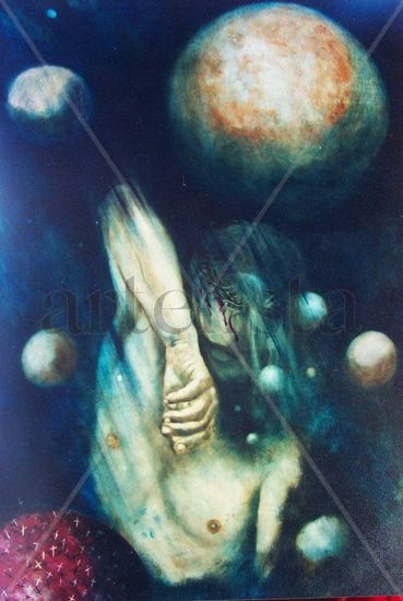 De la serie  LA VIOLENCIA COMO HERENCIA Oil Canvas Figure Painting