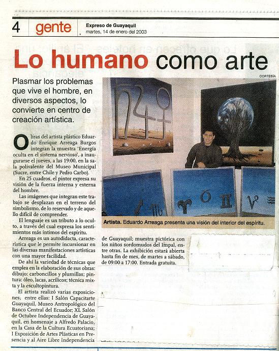 LO HUMANO COMO ARTE