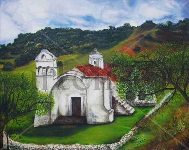 Capilla de Candonga Oil Canvas Landscaping