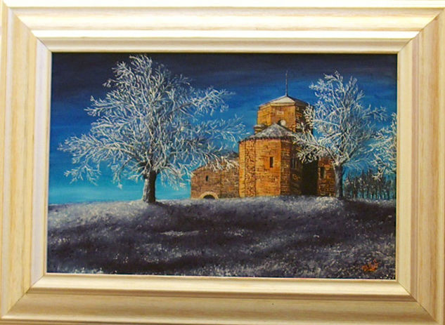 Santuario de San Miguel de Aralar Oil Canvas