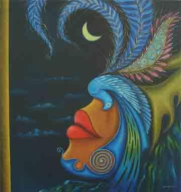 Sombra y Luna Acrylic Canvas Others