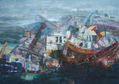 barcas hundidas en La Boca