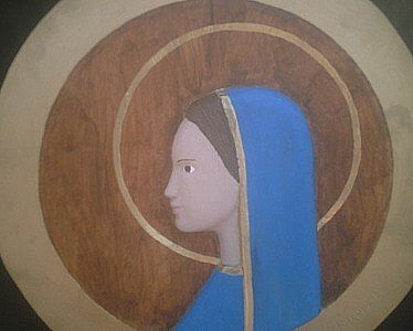 Nuestra Señora de la Esperanza Wood Figurative