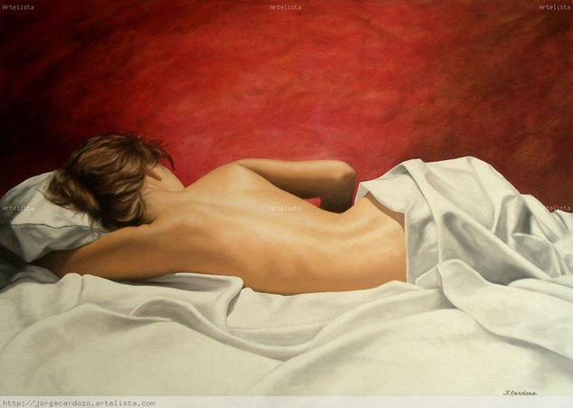 de espaldas II Oil Canvas Nude Paintings